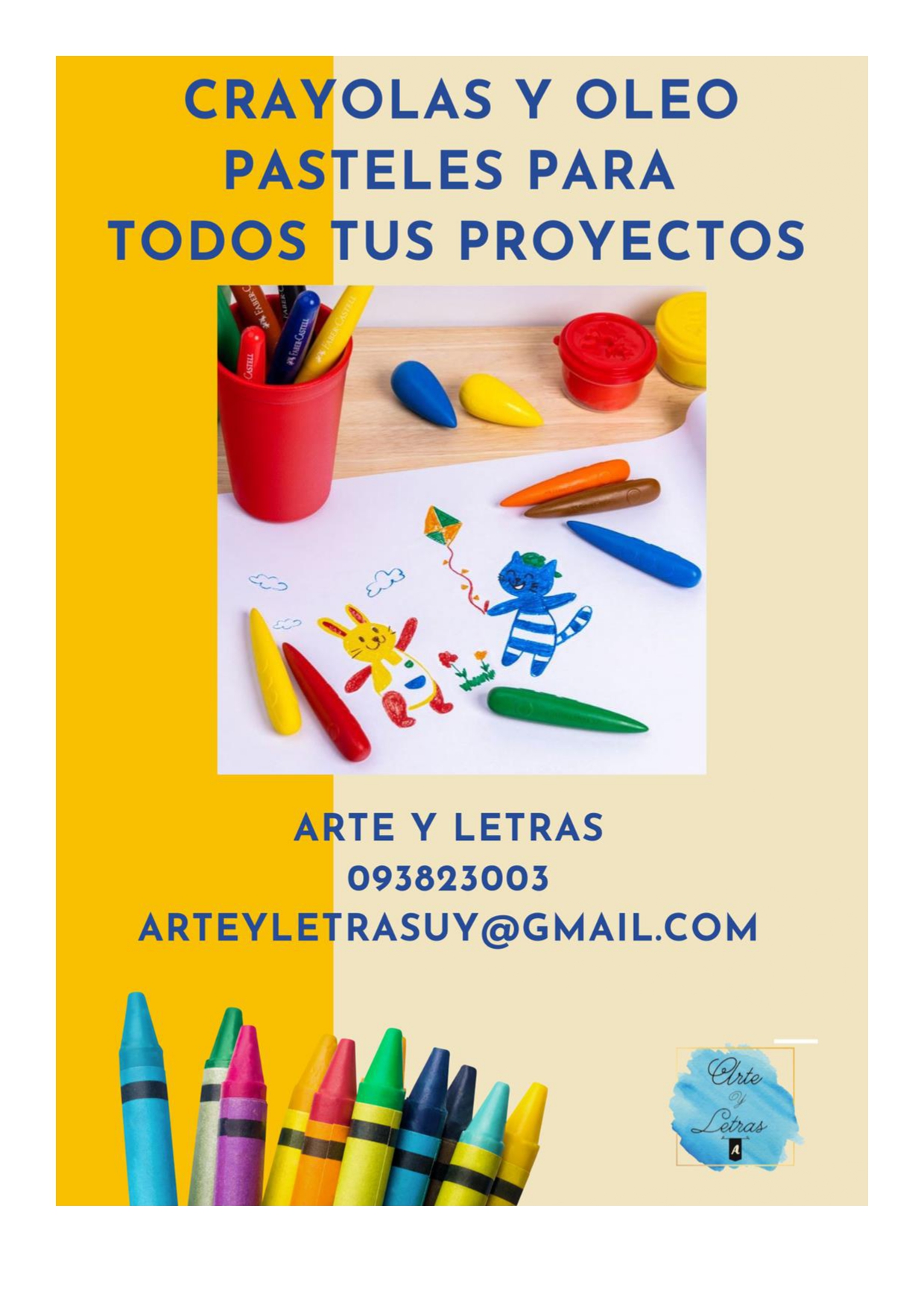 CATALOGO DE CRAYOLAS Y OLEO PASTELES